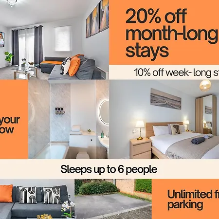 Reading 2-Bed Apartment & Parking Exterior foto